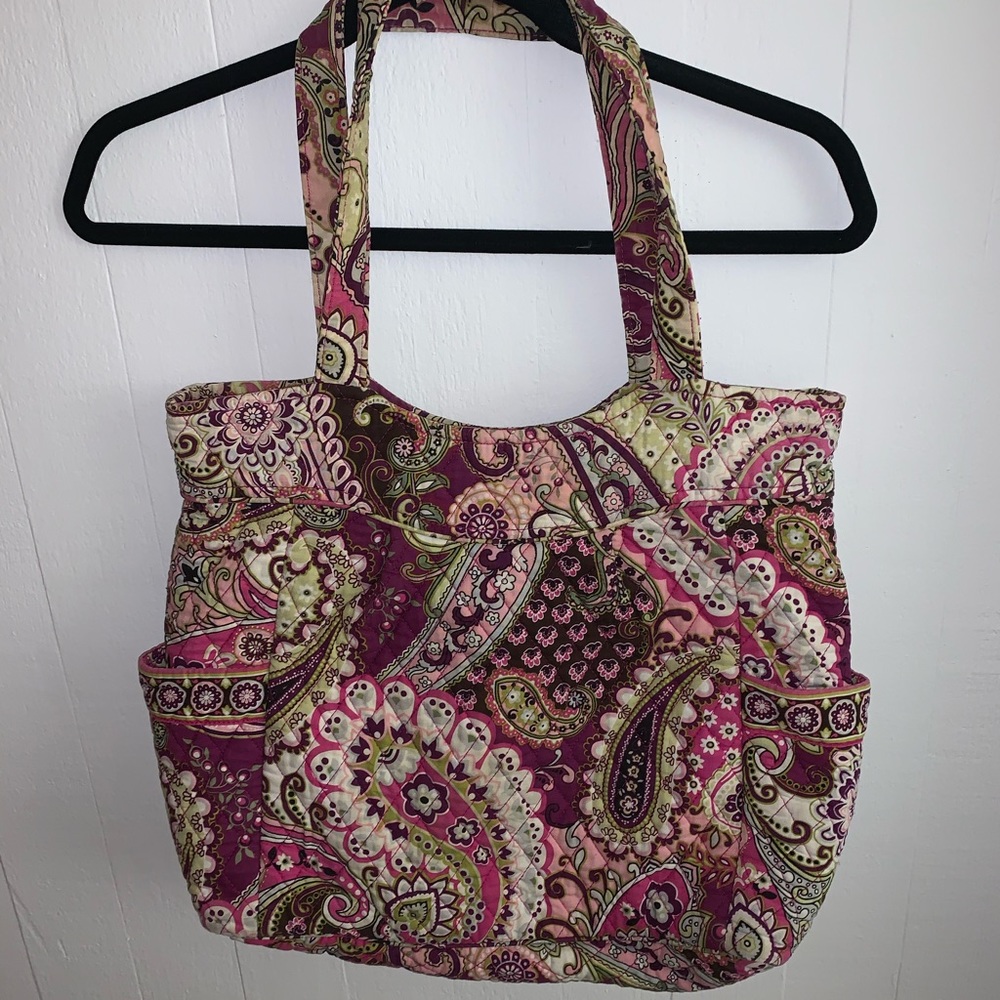 Pink Vera Bradley Zipper Tote